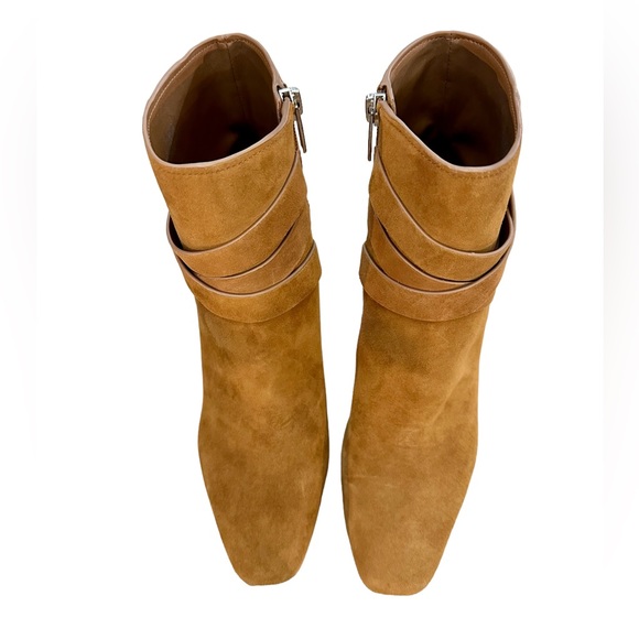 Vince Camuto Sestina Suede Brown Ankle Boot 7.5 - Picture 6 of 10